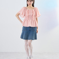 ぴちぴちピッチ　2WAYシャーリングブラウス