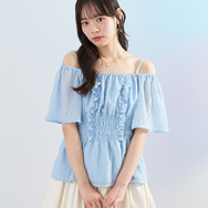 ぴちぴちピッチ　2WAYシャーリングブラウス