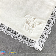 レース付きタオルハンカチ