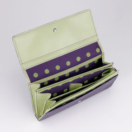 「スティール・ボール・ラン ジョジョの奇妙な冒険 レザーコレクション2」 かぶせ長財布 / ジャイロモデル