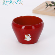 TVアニメ『夏目友人帳』津軽塗コラボ ニャンコ先生 おちょこ和島型