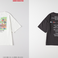 サンリオキャラクターズ×ライトオン　「バックプリントTシャツ（KIDS）」ホワイト（サンリオキャラクターズ）、ダークグレー（同）