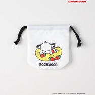サンリオキャラクターズ×ライトオン　「プリント巾着」オフシロ（ポチャッコ）