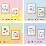 切手型バッジ (全4種）