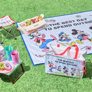 クーラーバッグ　3,000円/ チェア 折りたたみ式 ポーチ入り　3,800円/ レジャーシート　3,000円/ レジカゴバッグ　3,800円