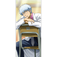 描き下ろし 坂田銀八 ハイブリッドフェイスタオル 放課後の一幕Ver.