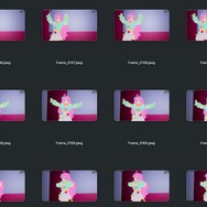 連番画像から間引いてアニメーションとして成立するように再構成していく