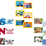 H賞　パペットスンスン ステッカーセット