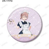 描き下ろし 乾 紗寿叶 星空メイドver. 75mmグリッター缶バッジ AMNIBUS＆アニメイト限定特典