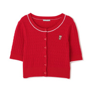 タイニーチャムミニケーブルカーデトップス