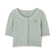 タイニーチャムミニケーブルカーデトップス