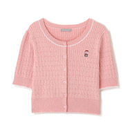 タイニーチャムミニケーブルカーデトップス