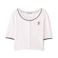 タイニーチャムミニケーブルカーデトップス