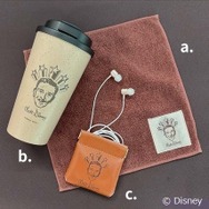 Disney THE MARKET限定「ウォルト〈スター〉」a.ミニタオル、b.エコタンブラー、c.バネ口ポーチ