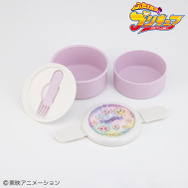 丸型ランチボックス2段 (フォーク付)