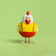 ＜カプセルトイ版＞3.にわとりのおとうさん