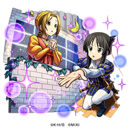 闇属性　★6劇の主役 律＆澪（進化）CV：佐藤聡美（律）日笠陽子（澪）