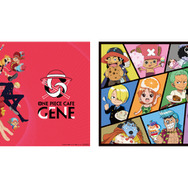 『ONE PIECE』コラボカフェ「ONE PIECE CAFE GENE」ノベルティの「ランチョンマット」A3サイズ（全2種）