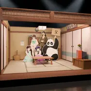 「TVアニメ『らんま1/2』展」天道家のお茶の間（イメージ再現）