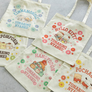 フラワーモチーフトートバッグ