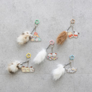 しっぽ付アクリルキーチャーム