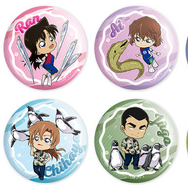 「名探偵コナン　風駆ける天空都市」サンシャイン水族館限定グッズ「トレーディング缶バッジ」ランダム8種