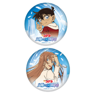 「名探偵コナン　風駆ける天空都市」展望台限定グッズ「缶バッジ」全2種