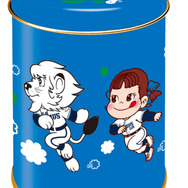 「ミルキー缶（みんなで走る）」表