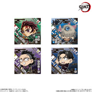 「にふぉるめーしょん 鬼滅の刃ディフォルメシールウエハース 其ノ十四」2026年6月1日より再販　シール1枚（全34種）とウエハース1枚入り