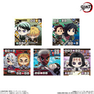 「にふぉるめーしょん 鬼滅の刃ディフォルメシールウエハース 其ノ十四」2026年6月1日より再販　シール1枚（全34種）とウエハース1枚入り