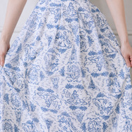 Areeam Disney Collection「Disney Princess」ジュイ柄タックスカート　部分アップ