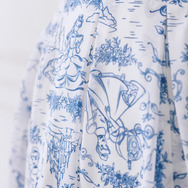 Areeam Disney Collection「Disney Princess」ジュイ柄タックスカート　部分アップ