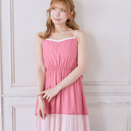 Areeam Disney Collection「Disney Princess」ティアードワンピース　着用イメージ