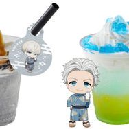「WIND BREAKER × 空庭温泉 ～湯けむり決戦の陣～」黒ごま塩キャラメルコーヒーシェイク（左）とライチヨーグルトソーダ