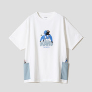 TVアニメ『攻殻機動隊 STAND ALONE COMPLEX』×グラニフ　「タチコマ＆イカク｜サイドポケットビッグシルエットTシャツ」
