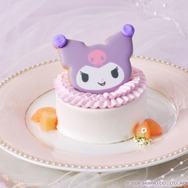「クロミの白桃ショートケーキ ～魅惑のラベンダーカラー～」
