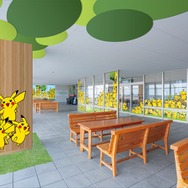 のと里山ポケモン・ウィズ・ユー空港【見学者デッキ「ピカチュウのさとやま」】
