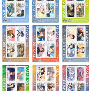 先着・数量限定でもらえる！オリジナルクリアシート（全9種・各店計27枚）