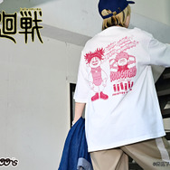 TVアニメ『呪術廻戦』× nhutoons　「ビッグTシャツC（虎杖・脹相）」着用イメージ