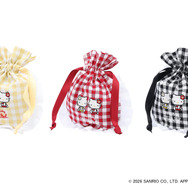 【MILKFED. x HELLO KITTY】F2F DRAWSTRING POUCH