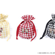 【MILKFED. x HELLO KITTY】SUN-KISSED F2F DRAWSTRING POUCH
