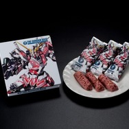 【C賞】ユニコーンガンダム デストロイモード デザイン缶入り苺チョコクランチ