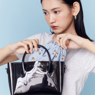 CLEAR SHOULDER BAG / ブラック