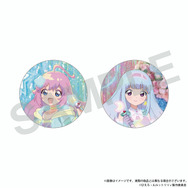 ぴえろ魔法少女シリーズ　オーロラ缶バッジセット ～ときめきフォトスタジオ～［こんぺとリリィ＆ましゅールル］