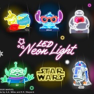 ディズニーキャラクター「LEDネオンライト」