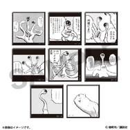 寄生獣展グッズ「ミギーバッジコレクション」全8種