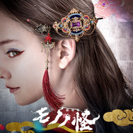 「『劇場版モノノ怪 第三章 蛇神』アイコニック ヘアオブジェ マジェステ簪 ＋ マルチチャーム」薬売り[KU]