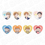 ハート型カンバッジ(ランダム) cafe ver.価格：550円(税込)