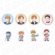 アクリルステッカー(ランダム) cafe ver.価格：770円(税込)