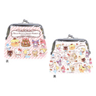 「HELLO KITTY’S SWEETS MARKET -Chocolate lovers-」がまぐちポーチ　1,210円